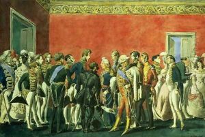 A Reception in the Embassy of Teheran, 1830s by Anonymous Artist