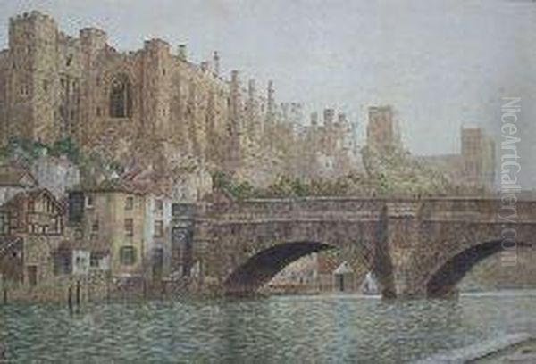 Durham Cathedral From The River - view 1
