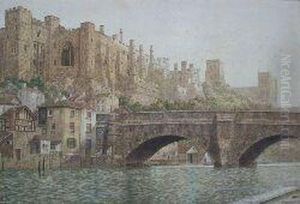 Durham Cathedral From The River by J.A. Stewart