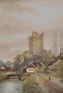 Castle Beside A River by James Lawson Stewart