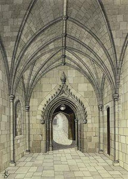 Entrance To The Cloisters From Dean's Yard, Westminster - view 1