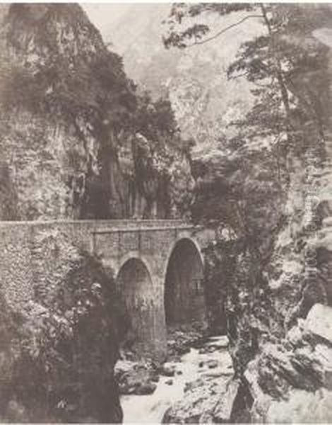 Gorge De La Nouvelle Route Des Eaux-chaudes; Sauveterre. Basses-pyrenees - view 1