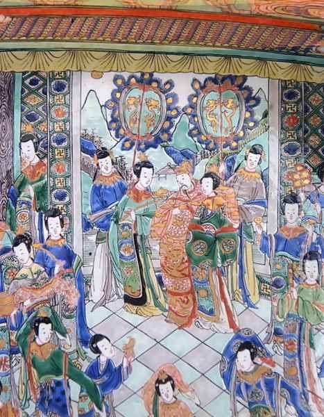 Large Famille Verte Charger, Kangxi period (1662-1722) - view 1