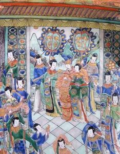 Large Famille Verte Charger, Kangxi period (1662-1722) by Anonymous Artist