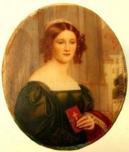 A Young Woman by Josef Karl Stieler