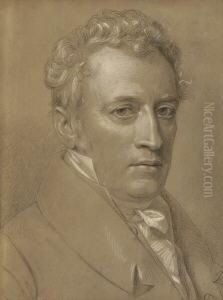 Bildnis Des Dr. Ludwig Friedrich Von Schmidt. by Josef Karl Stieler