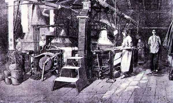 Woollen Mill, from the 'Catalan Illustrated', 15 June 1888 - view 1