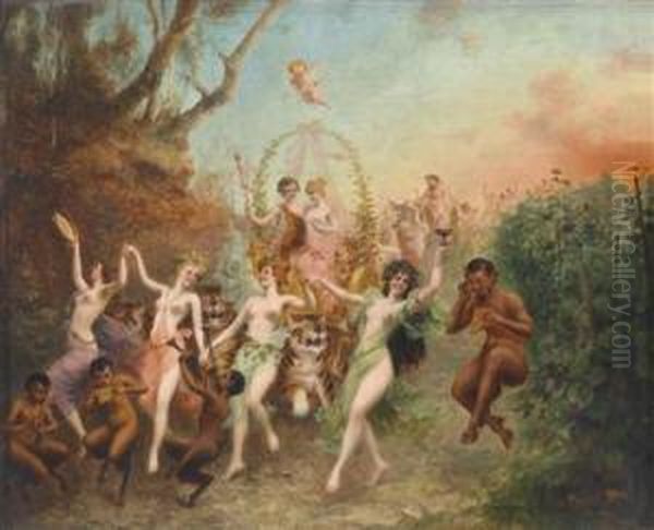 Festival Of Fauns And Nymphs by Moritz Stifter