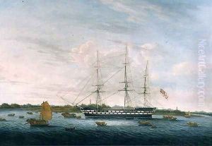 The Honourable East India Company's 'The Earl of Balcarras' at Canton, 1816 by Anonymous Artist