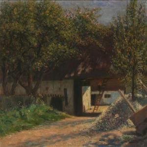 Farm Exterior by Carl Stilling