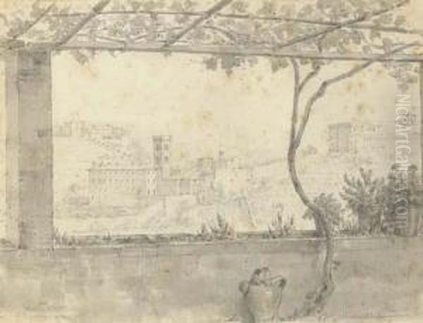 Signe, Inscrit Et Date 'h.s. Perugia Juni 1851.' - view 1