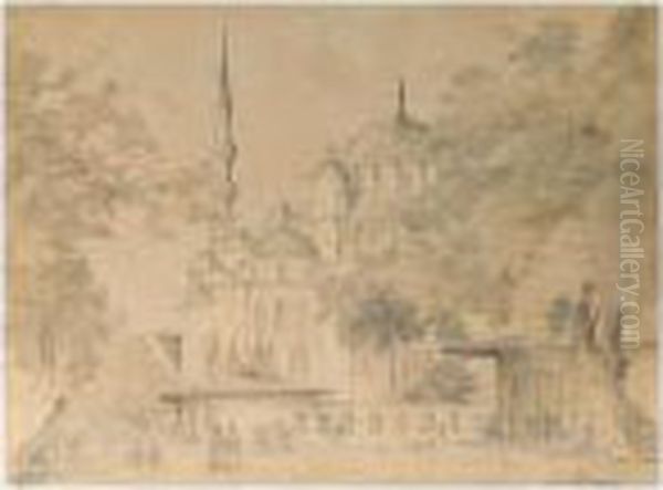 The Blue Mosque, Constantinople - view 1