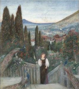 Lady In An Italian Landscape Lady In An Italian Landscape