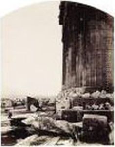 Athens. 'curve Of Stylobale'
