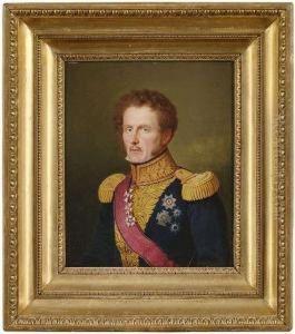 Portrait Of Ernst Freiherr Von Hugel In Three Quarter View To The Left.