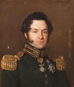 Portrait Des Jean-hoe Godef Poher Verhand by Franz Seraph Stirnbrand