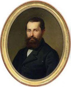 Portrait Des Forstmeisters In Radolfzell Eduard Luschka