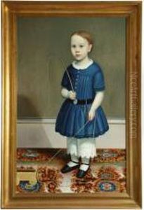 Portrait Of A Boy by Joseph Whiting Stock