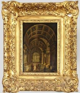 Scene De Mariage Dans Une Eglise by Christian Stocklin