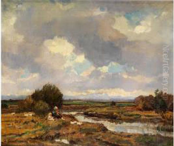 Moorlandschaft Mitfigurenstaffage - view 1