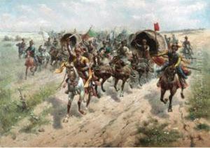 The Gold Convoy In Summer by Konstantin Stoilov