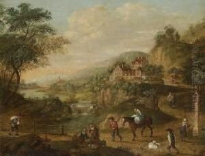 Flusslandschaft Flusslandschaft