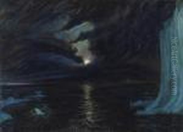 Ice Cliff In The Arctic - view 1