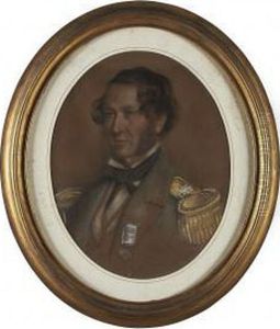 Half Length Portrait Of Captain William Fordyce Blair by J. Stokes