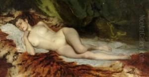 Jeune Femme Allongee Nue by Marianne Stokes