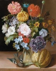 Blumenstuck Mit Kurbis