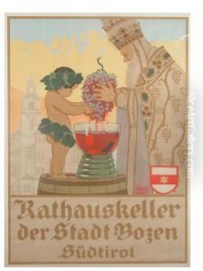 "rathauskeller Der Stadt Bozen by Albert Stolz