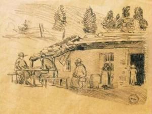 Malga In Sudtirolo by Albert Stolz