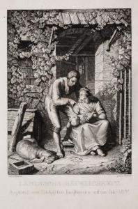 Landliche Hauslichkeit by Christian Ernst Stolzel