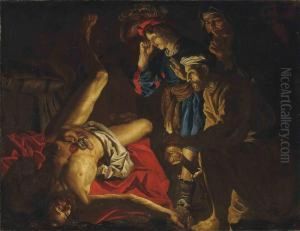 The Death Of Cato by Matthias Stomer