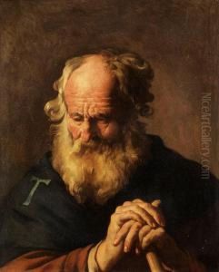 Bild Eines Heiligen Apostels (wohl Thomas) by Mathaus I Stomer