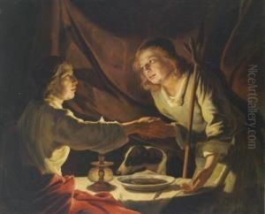 Esau Selling His Birthright To Jacob Or The Mess Of Pottage