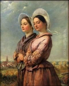 Boulogne Girls by Frank Stone