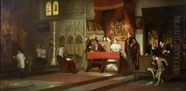 Queen Mary And Princess Elizabeth At Mass - view 1