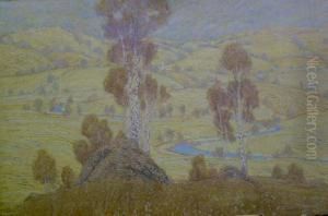 Overlooking A Valley by Walter King Stone