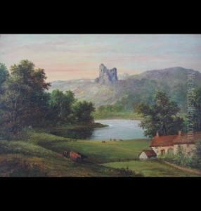 Landscape With Knaresborough Castle In The Background