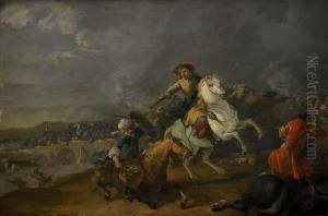 Batalj by Dirck Willemsz. Stoop