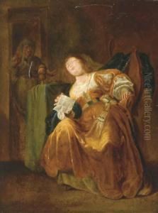Bathsheba Receiving A Letter From King David