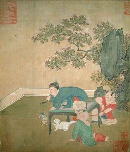 The Puppeteer, Ch'ien Lung Dynasty by Anonymous Artist