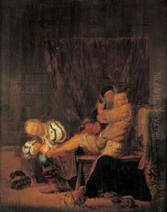scene De Pedicure by Maerten Stoop