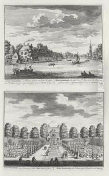 La Triomphante Riviere De Vecht (hollstein 55) - view 1