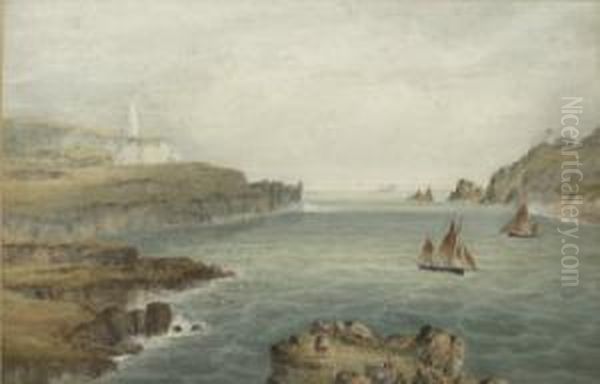 The Entrance To Baltimore Harbour, Co. Cork; Sherkin Island Off The Cork Coast - view 1