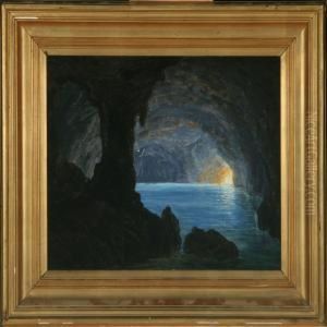 The Blue Cave, Capri by Frederik Ludwig Storch