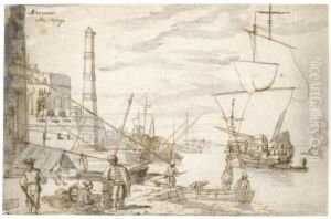 A Port Scene, Said To Be Tangier