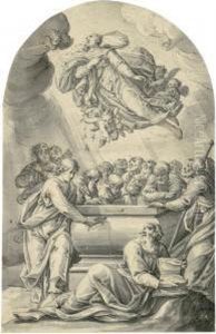 Die Himmelfahrt Mariae by Johann Christoph Storer