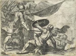 Die Ersturmung Einer Veste by Johann Christoph Storer